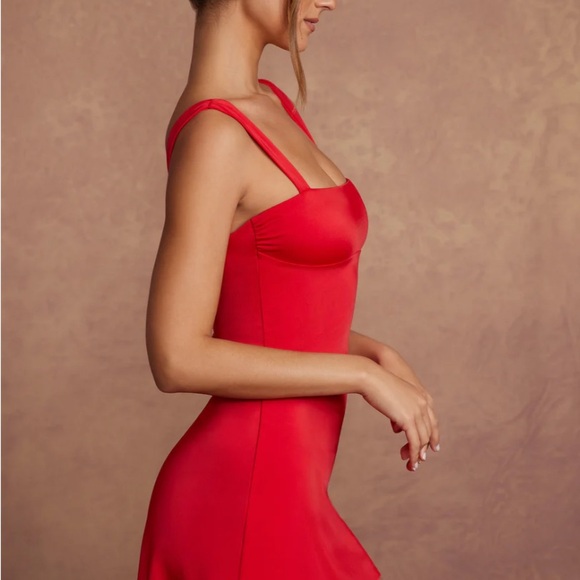 Oh Polly Red Mini Bodycon Dress - Picture 4 of 4